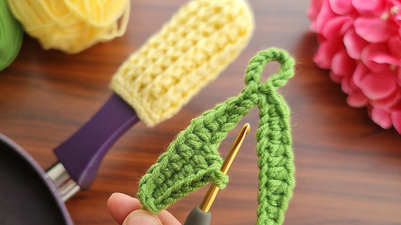 Wow!! super idea how to make eye catching crochet holder /Vay! süper fikir göz alıcı tığ işi tutacak