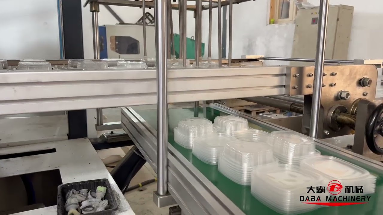 DABA 12-20 pulses/minute PP PVC PET HIPS flip-top plastic lunch box