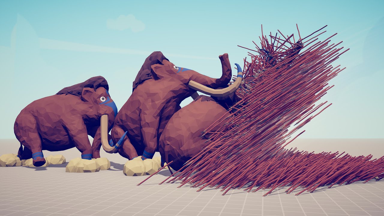 3x MAMMOTH vs EVERY GOD - Totally Accurate Battle Simulator TABS