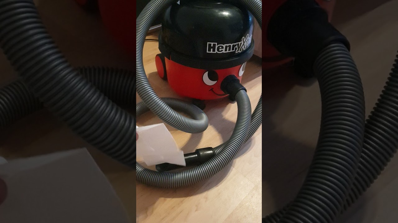 Vacuuming up tissues with Henry Hoover ❤