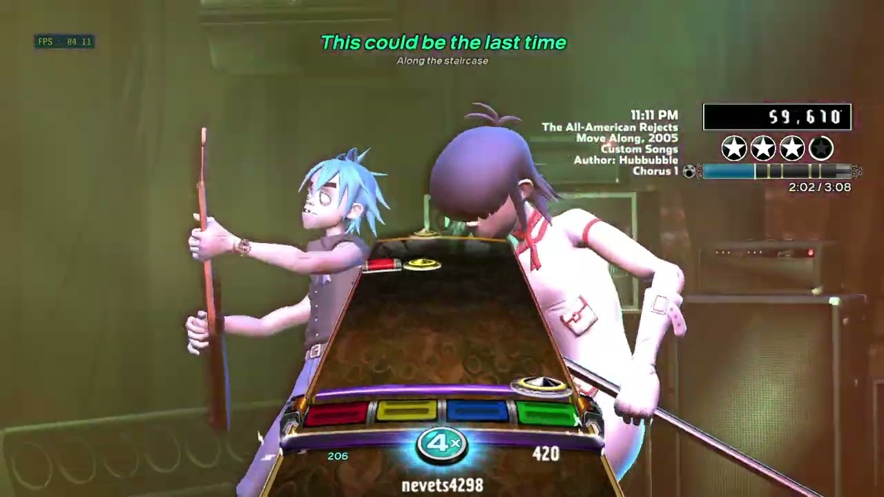 11:11 PM (2005) by The All-American Rejects - Pro Drum Gold Rock Band 3 Deluxe RPCS3