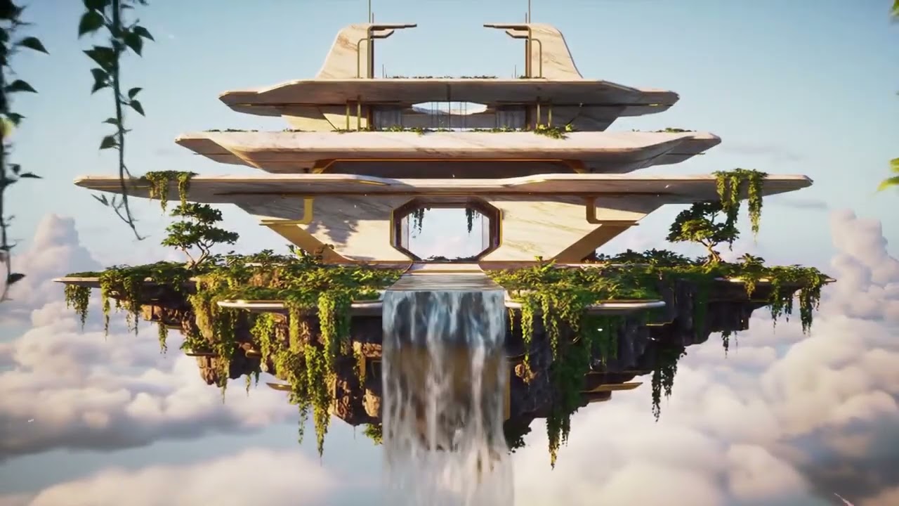 528Hz Milagroso: Cura Instantânea e Paz Mental no Templo Celeste ☁️✨ (Sono Profundo)