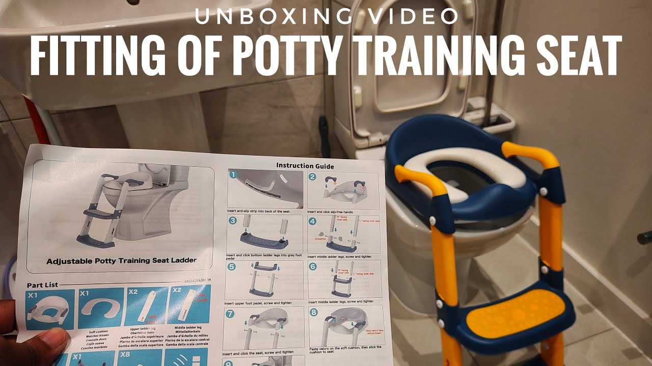Fitting of Potty Training Seat for Kids.