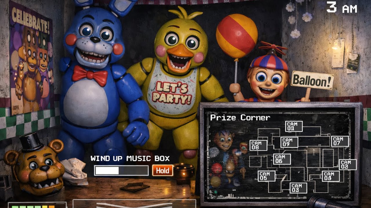 Day one of playing fnaf 2😎