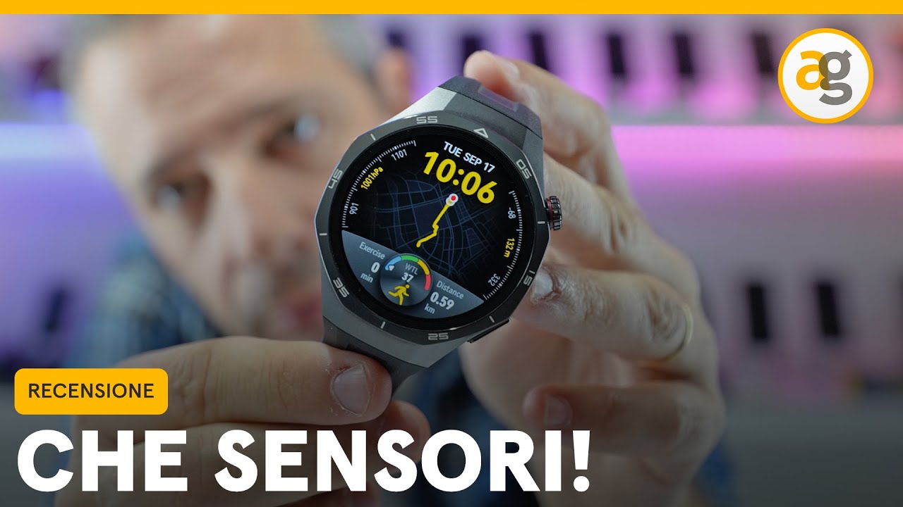 RECENSIONE HUAWEI WATCH GT 5 pro ORA E' ANCHE SPORTWATCH con FENIX 8 NEL MIRINO!
