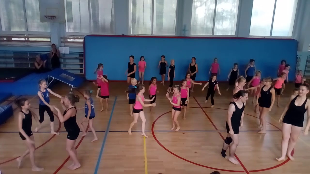 Gymnastika DDM Kadaň - Akademie 2019 - Společný závěr