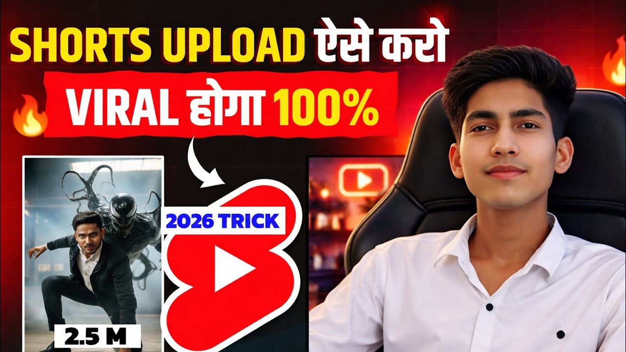 Short Upload ऐसे करो Viral Hoga 🔥। 2026 Trick। How To Upload YouTube  Short ?