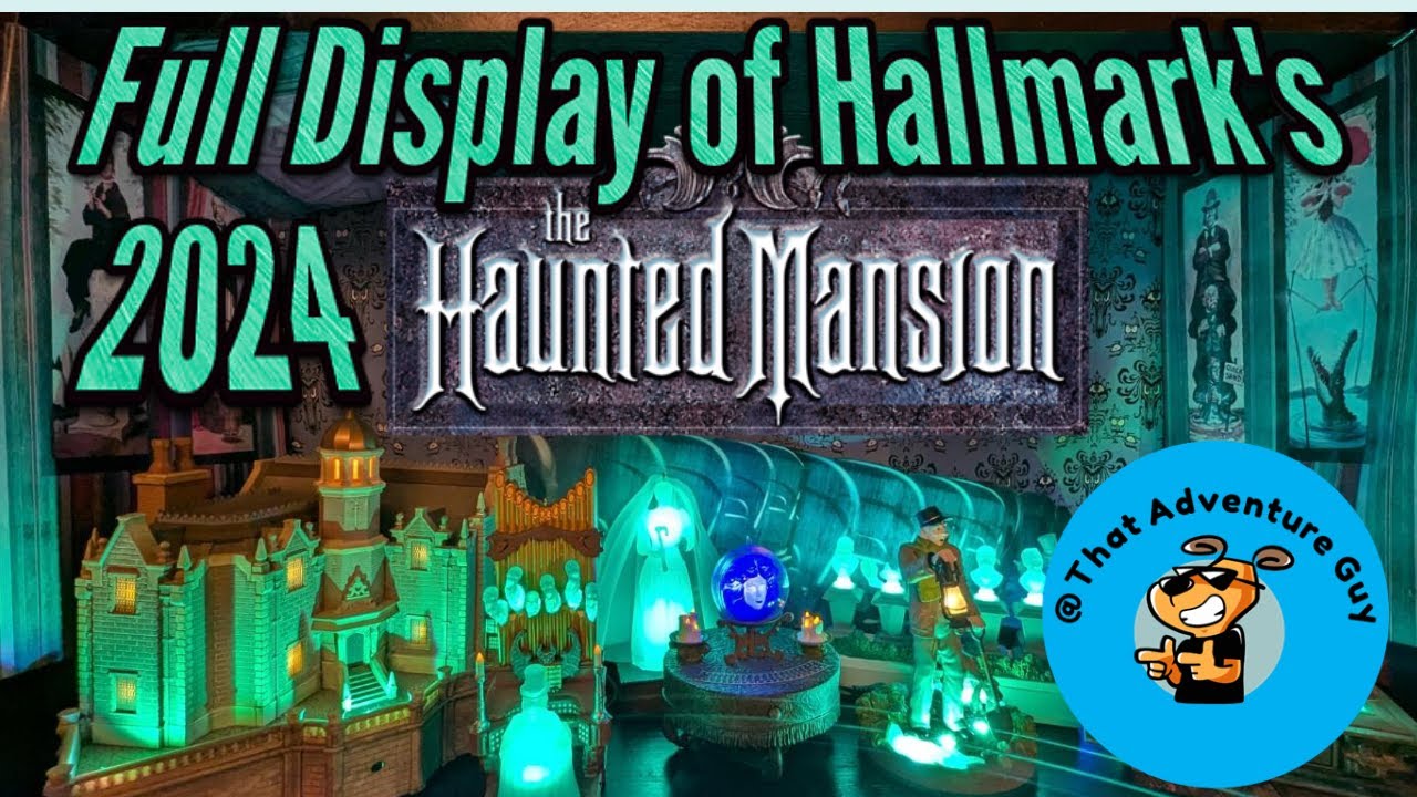 Full Display of Hallmark's Haunted Mansion Storytellers Ornaments With ALL the New 2024 Ornaments!!