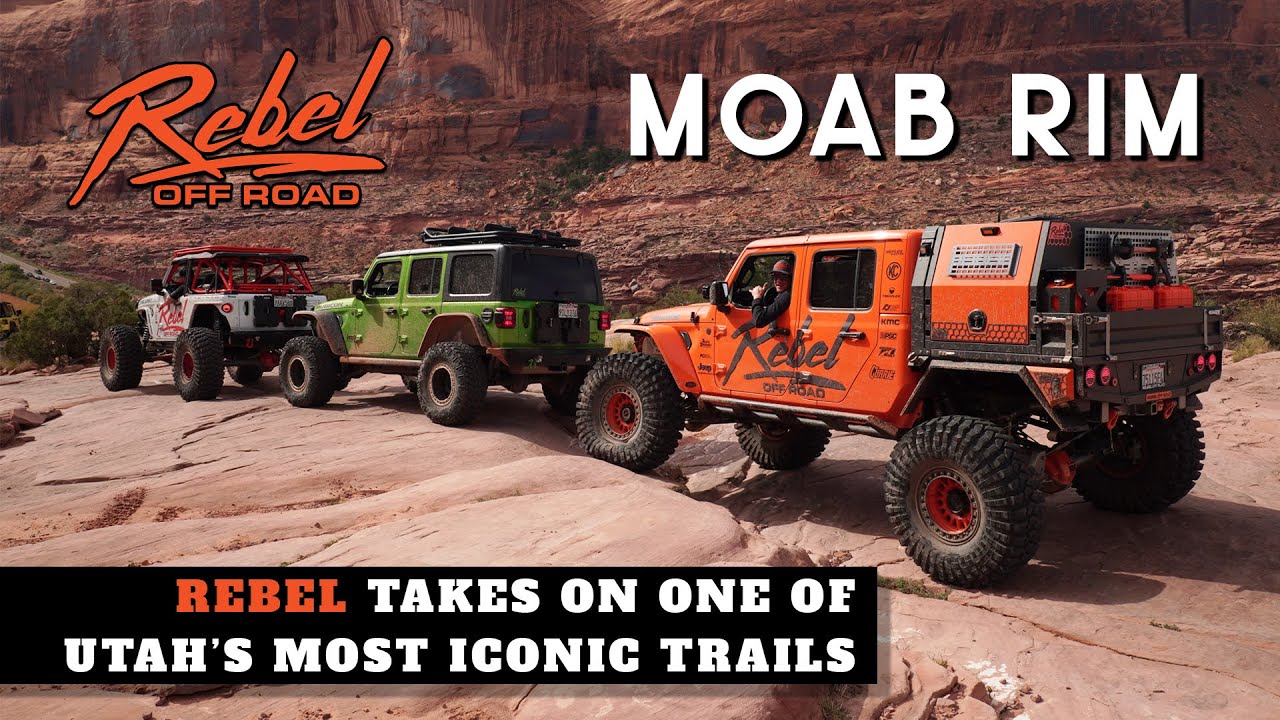 Заезд по трассе Moab Rim Trail Run с Jeep Jamboree | Rebel Off Road покоряет одну из самых знаков...