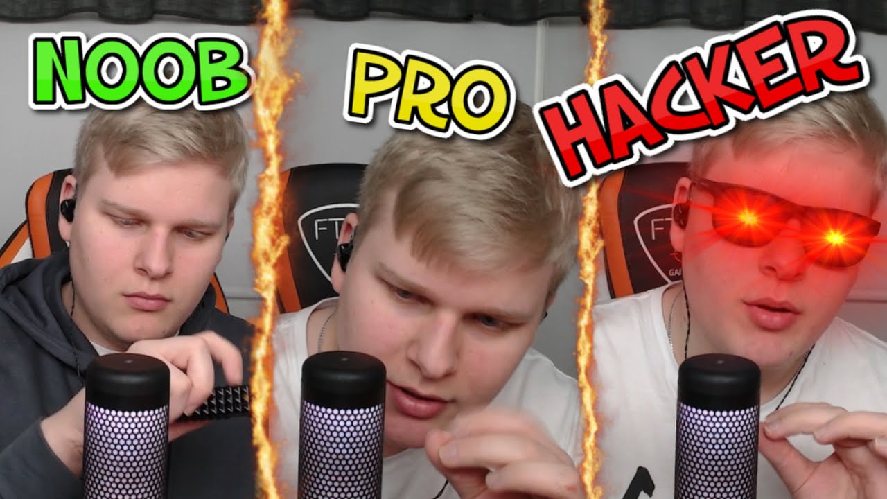 [ASMR] Noob VS Pro VS Hacker