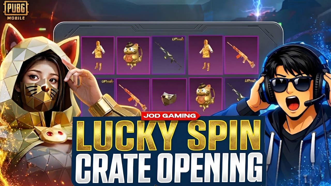NEW BLING CAT SET LUCKY SPIN CRATE OPENING 😱✨ INSANE LUCK! PUBG MOBILE