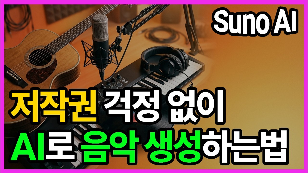 30초면 끝! 50&middot;60대도 무료로 AI 음악 만드는 법