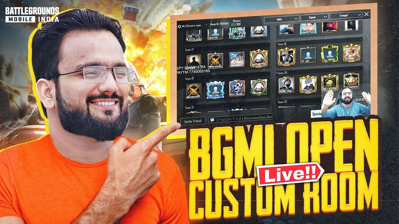 SUNDAY NIGHT BGMI PRICE CUSTOM ROOMS AND CASTING  || BKCG GAMING