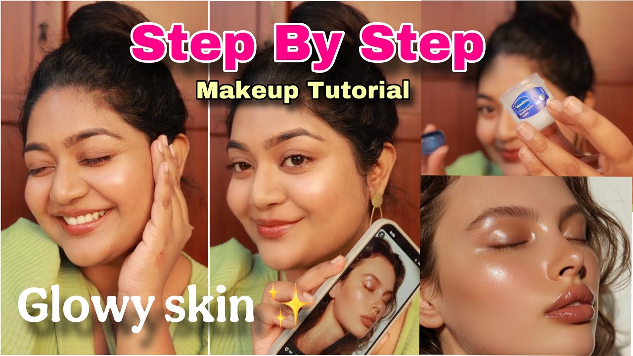 ✨Step By Step makeup tutorial in malayalam _ Everyday College / Office Makeup Tutorial