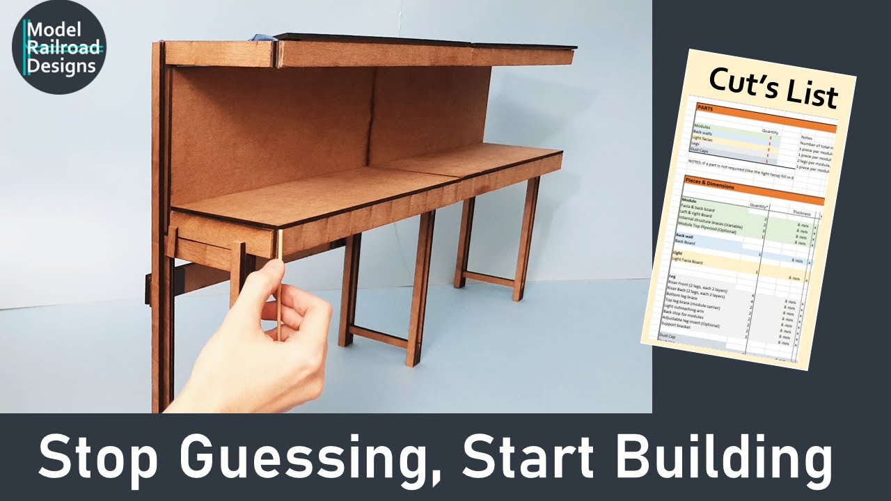 31 - Easy benchwork design tool. Modular and for all room shapes and train scales.