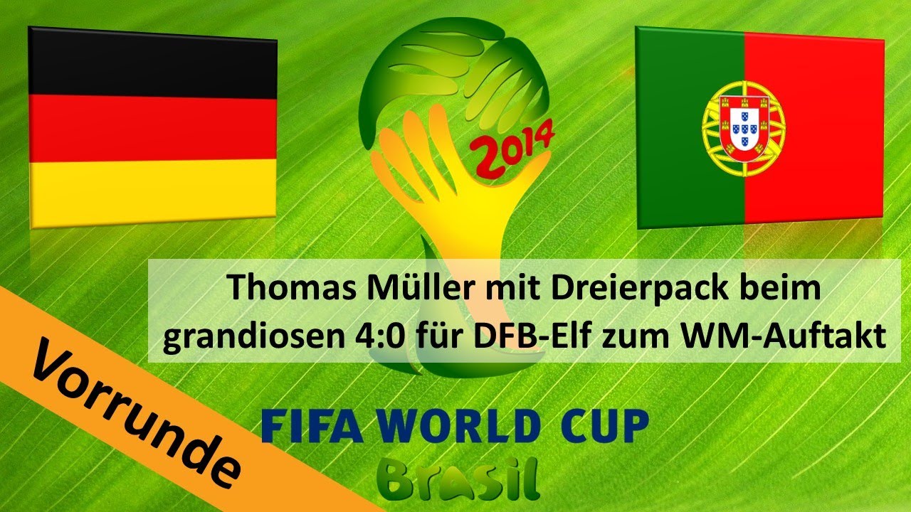 2014-06-16 Deutschland - Portugal 4:0 (WM 2014, Vorrunde) komplette Radio-Übertragung