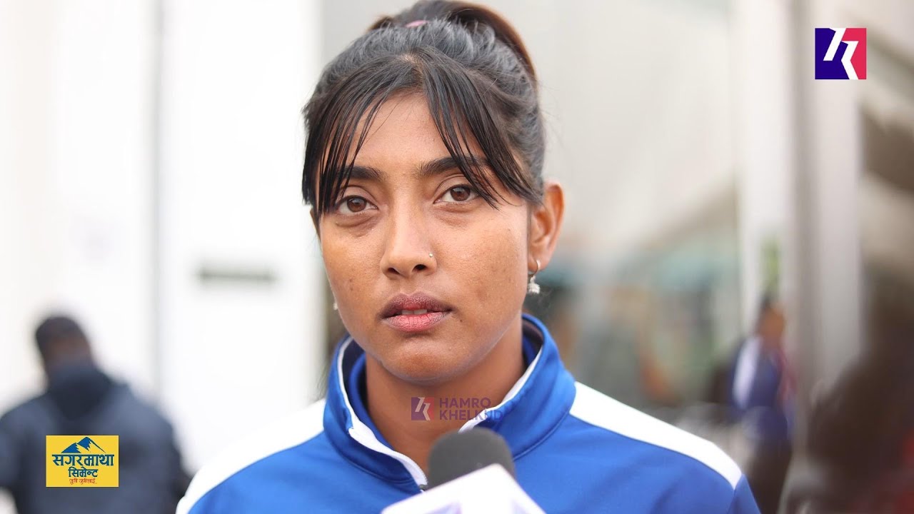 Captain Indu Barma of Nepal Women's after returning from ACC Women's Premier Cup 2024.