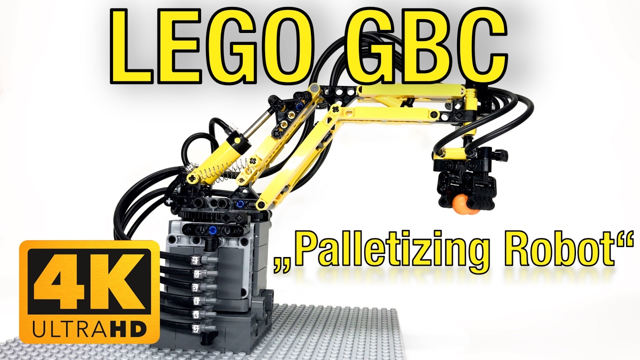 LEGO GBC Pneumatic 3D Module „4-Axis Palletizing Robot“ V1.0 MOC by Quanix