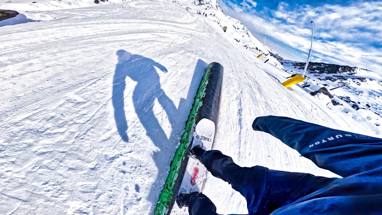 POV: Snowboarding Switch is HARD