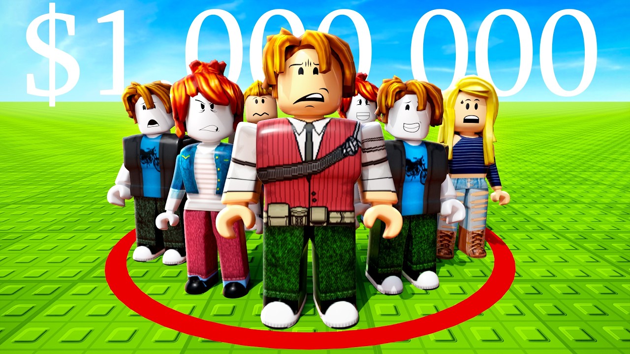 O ÚLTIMO A SAIR DO CÍRCULO GANHA $1,000,000 (Roblox Stay in the Circle)