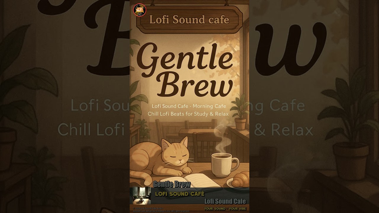 GENTLE BREW - Morning Cafe | Chill Lofi Beats for Study & Relax