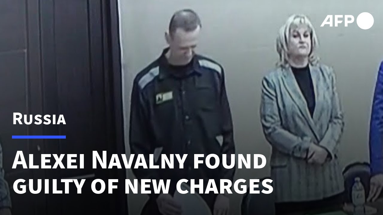 Russian opposition leader Navalny found guilty on new embezzlement charges | AFP