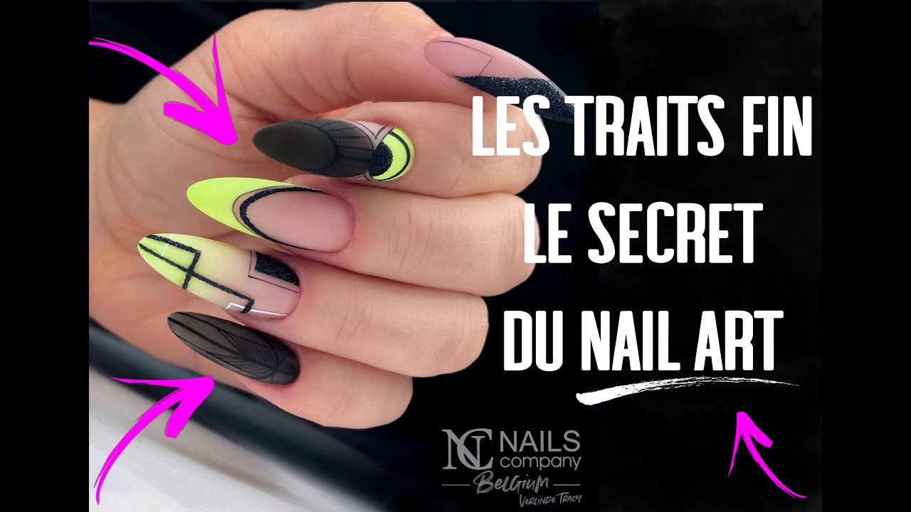 Les traits fin le secret du nail art
