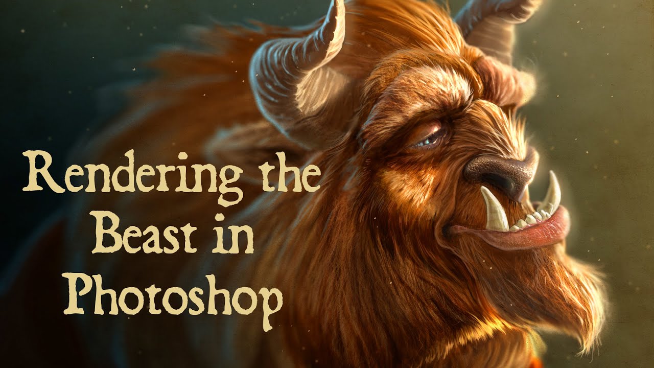 Rendering The Beast in Photoshop