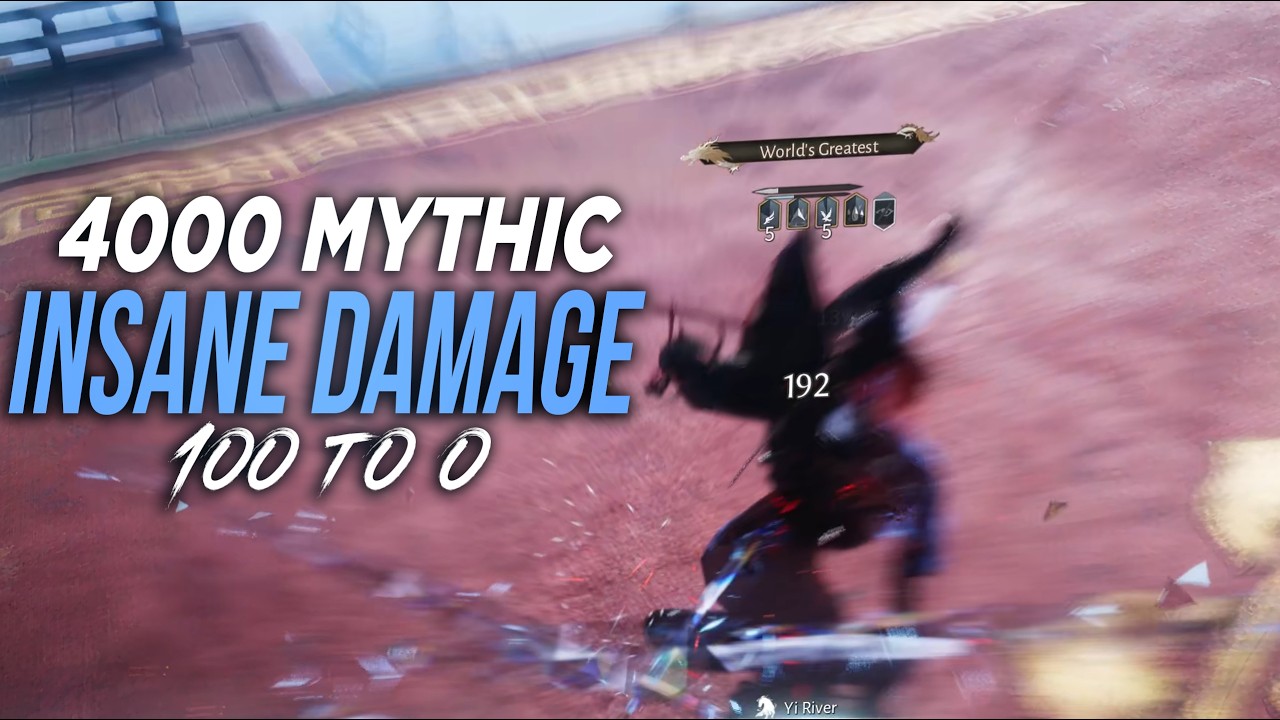 4000 Elo Mythic Strategic Sword + HQ Spear INSANE DAMAGE | Where Winds Meet PvP