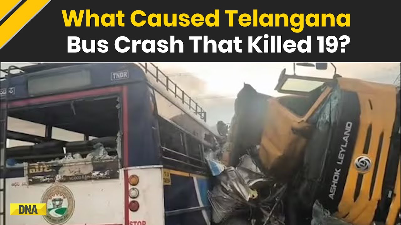Telangana News: 'Overloaded Tipper &...'; What Caused Telangana RTC Bus Crash That Killed 19?