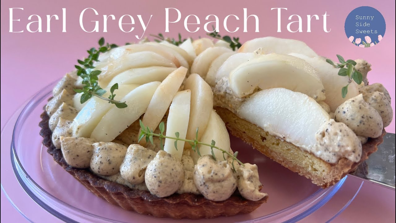 Earl Grey Peach Tart