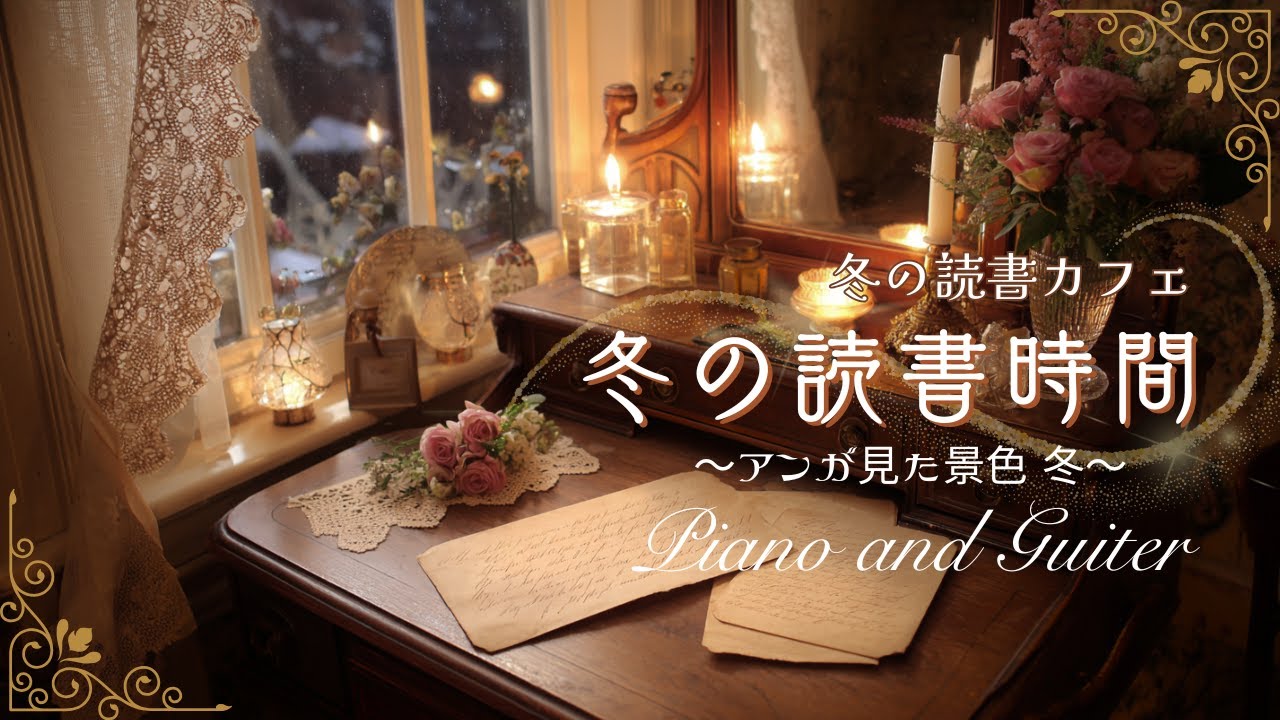 冬の読書時間のピアノとギター【冬カフェBGM】