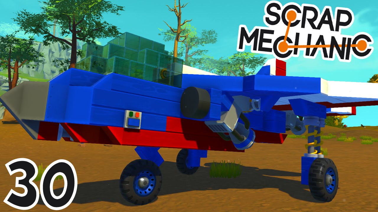 UN AVION DE CHASSE QUI DÉCHIRE ! | Scrap Mechanic ! #Ep30