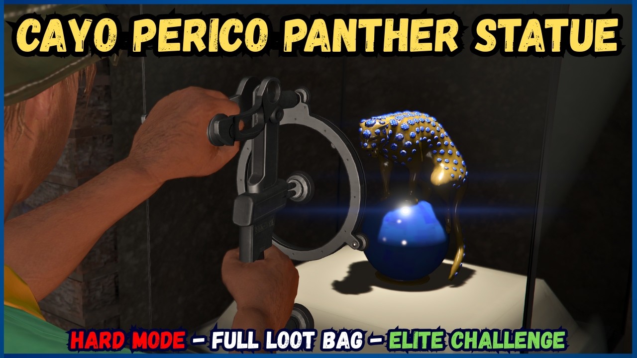 My Best Cayo Perico Run With The Panther Statue and Elite Challenge!