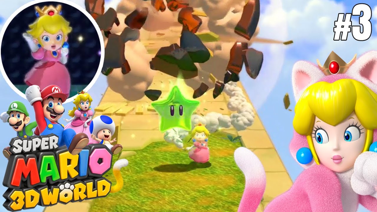 VUELA PRINCESA!!! NO CAIGAS CON ESTILO 😨 - Super Mario 3D World #3 - Switch | ZetaSSJ