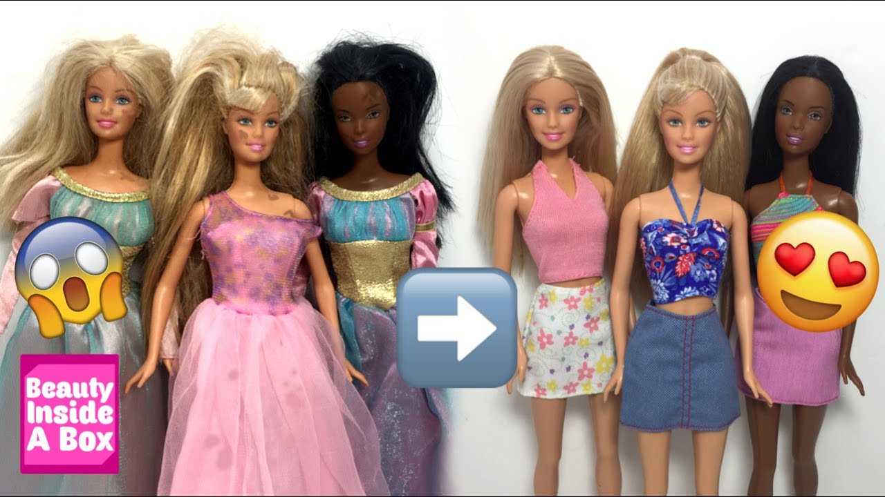 Barbie Dolls Transformation! Tips And Tricks For Restoring Dolls
