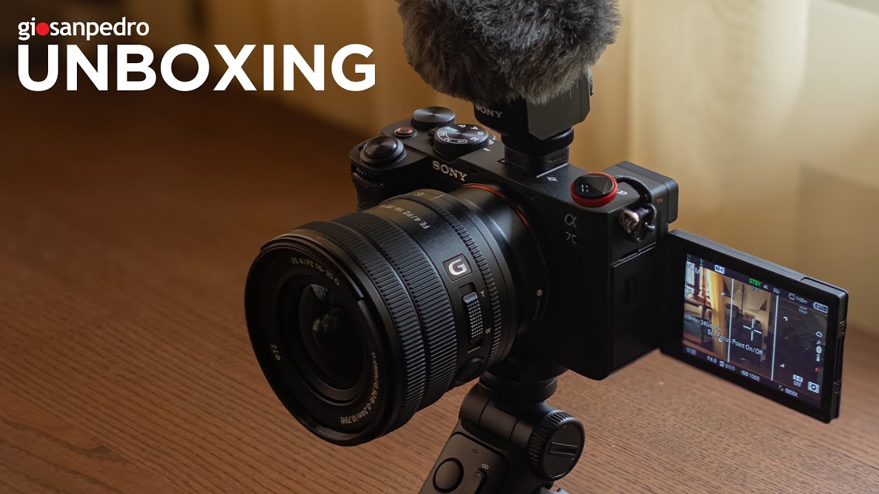 My 1st Proper Vlog Kit - Sony A7C II, 16-35mm G lens, ECM-M1 mic & GP-VPT3 grip | ASMR Unboxing