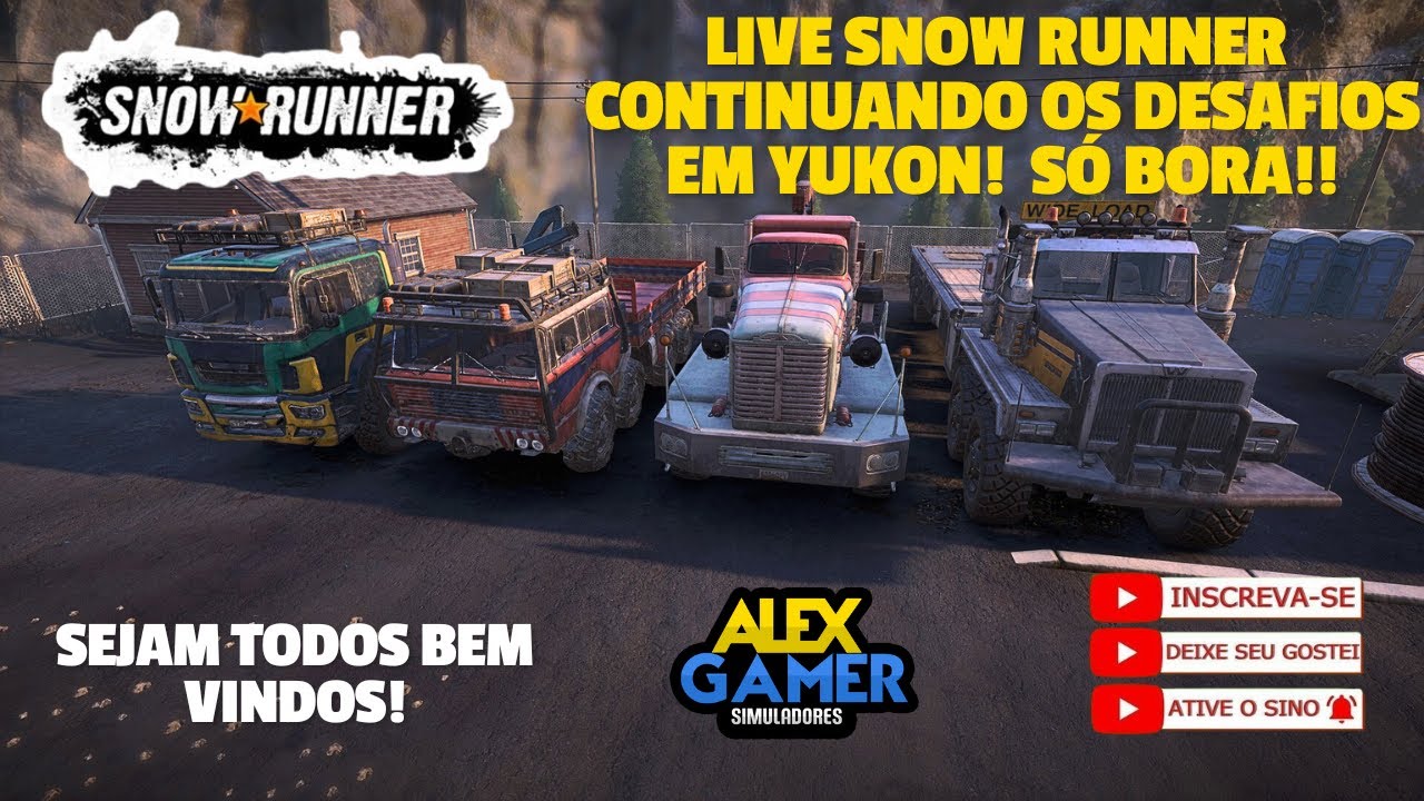 SNOW RUNNER INDO ATRÁS DAS TORRES PICO GRANDE SALMÃO YUKON! SÓ BORA!! #shorts #snowrunner #offroad