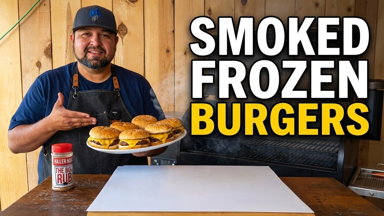 We Tried Smoking Frozen Burgers on a Pit Boss