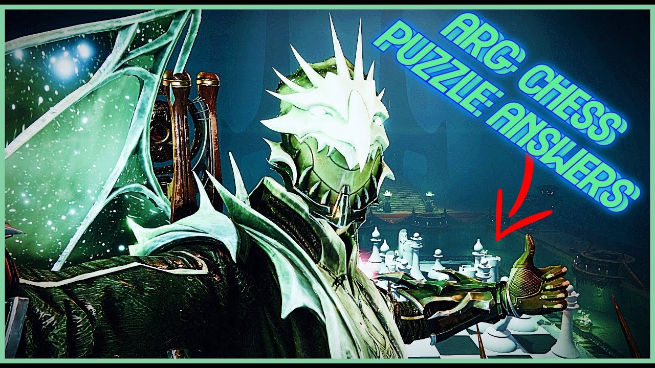 Destiny 2 | ARG Chess Puzzle Answer Key | IT'S FINALLY SOLVED!