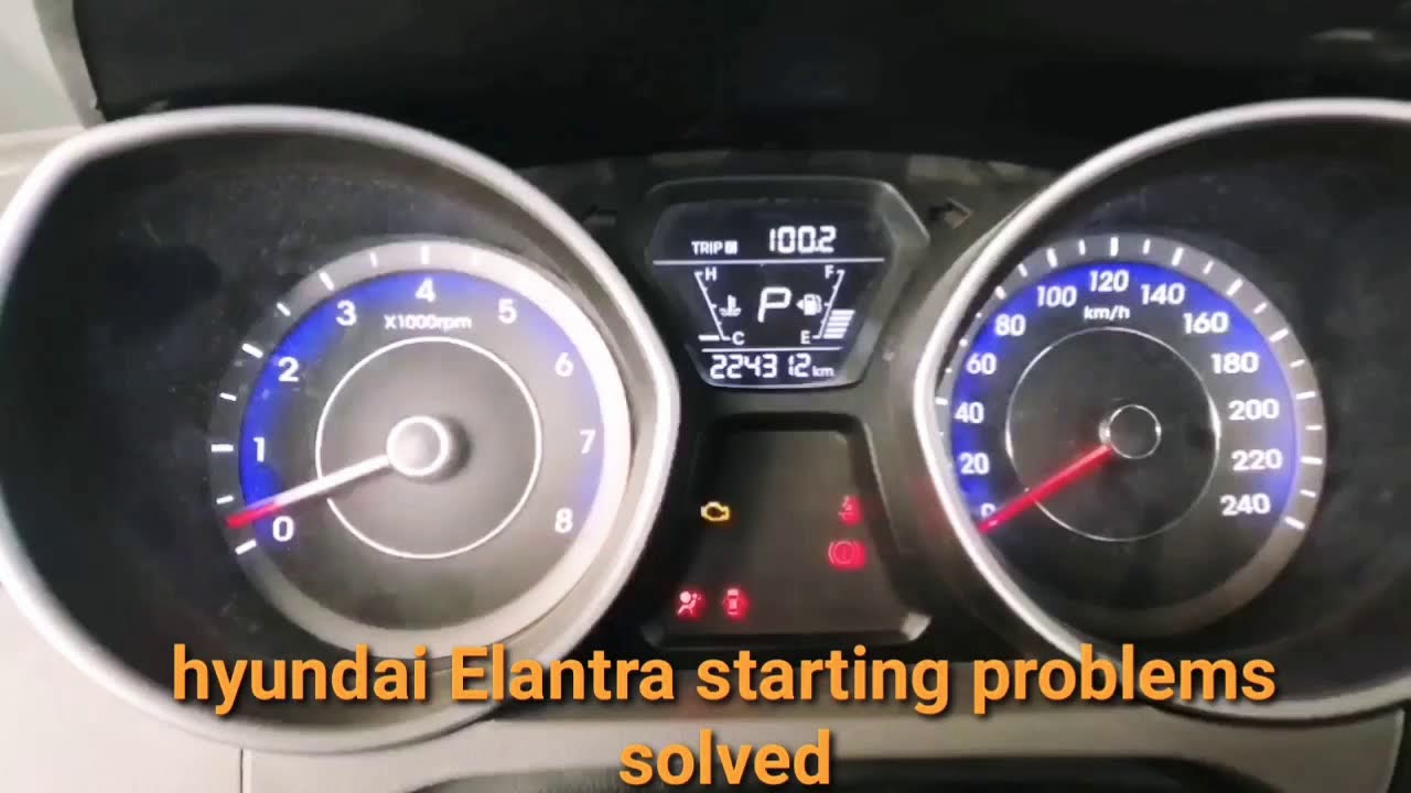 Fix code p0340 p0365 hyundai Elantra 2014 starting problems