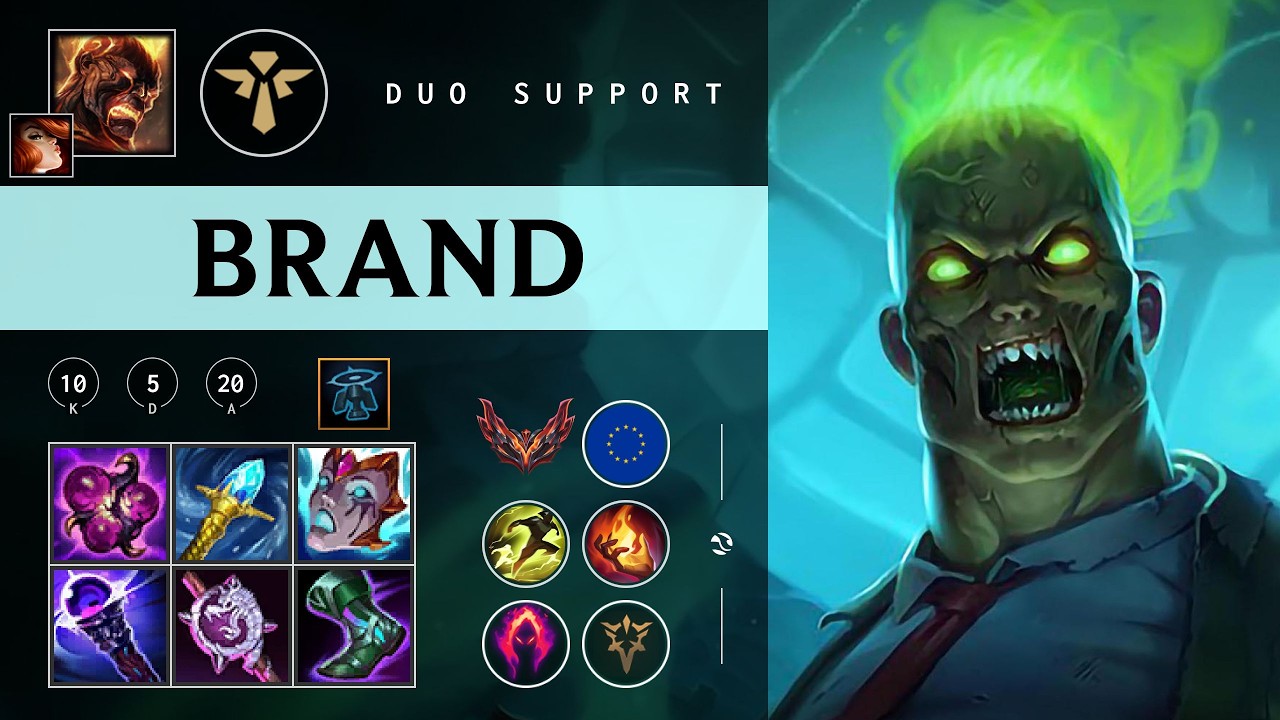 Brand Support vs Senna - EUW Grandmaster Patch 26.04