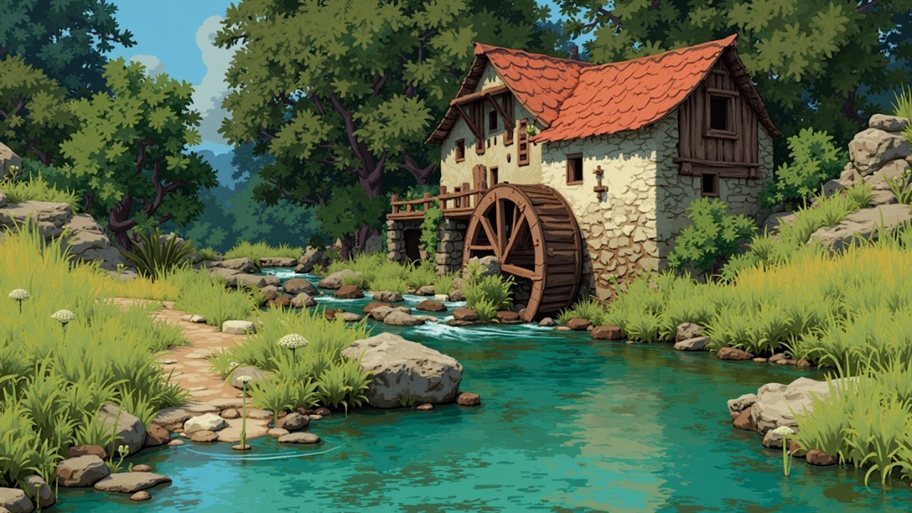 Fairytale Ambience ~ Зачарованные Воды Мельницы ~ Ностальгическая Оркестровая Музыка