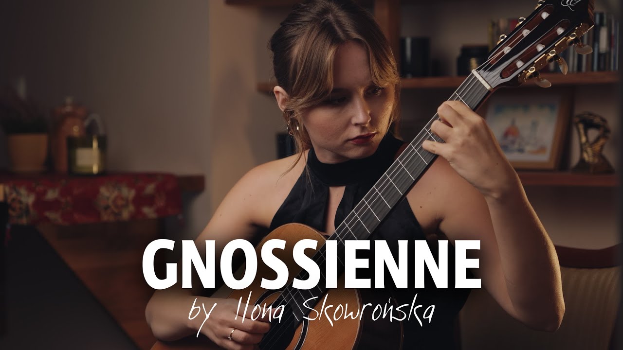 Mesmerizing guitar playing | Ilona.Guitar Gnossienne | Ortega RE159RWSN (Performer Series)