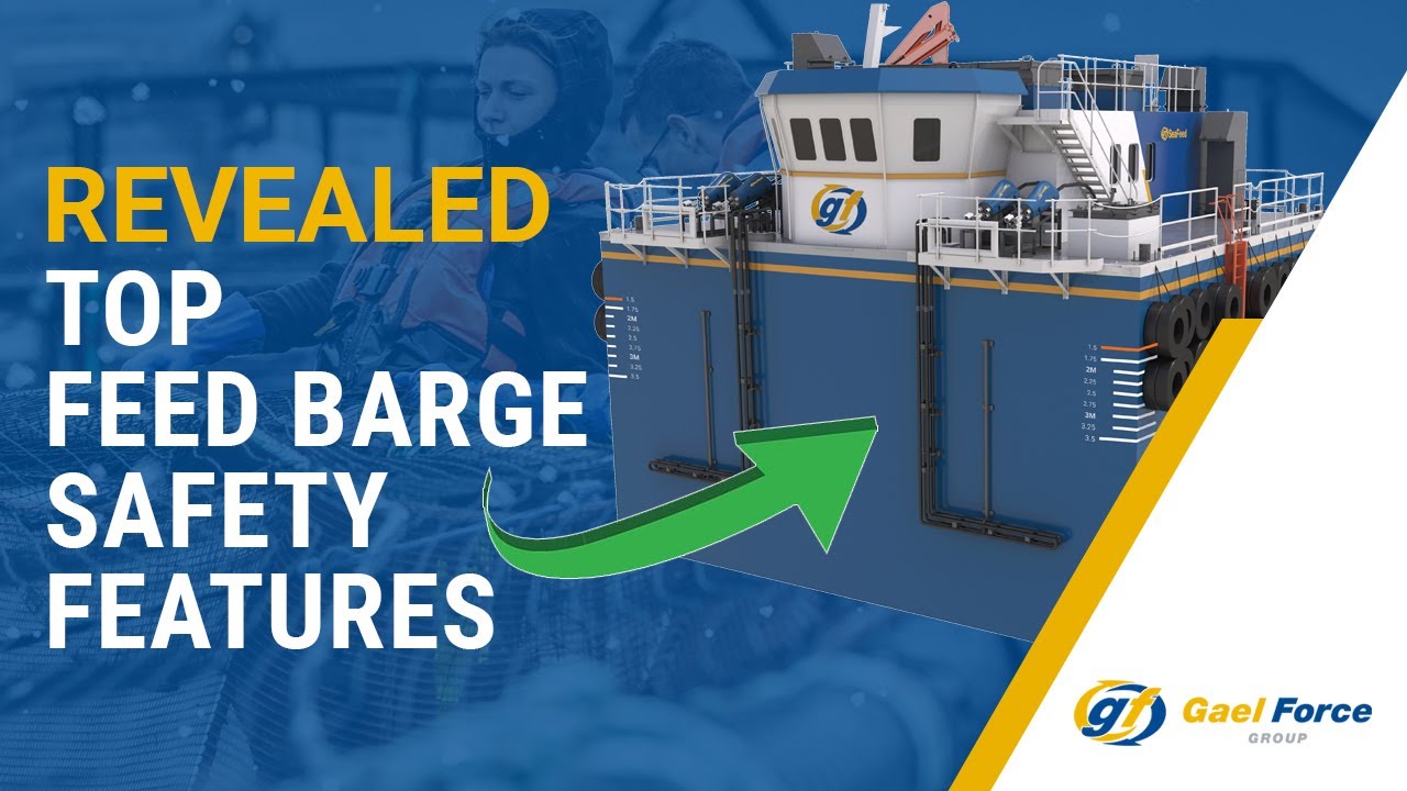 REVEALED: Our Favourite New Feed Barge Safety Features For Fish Farming