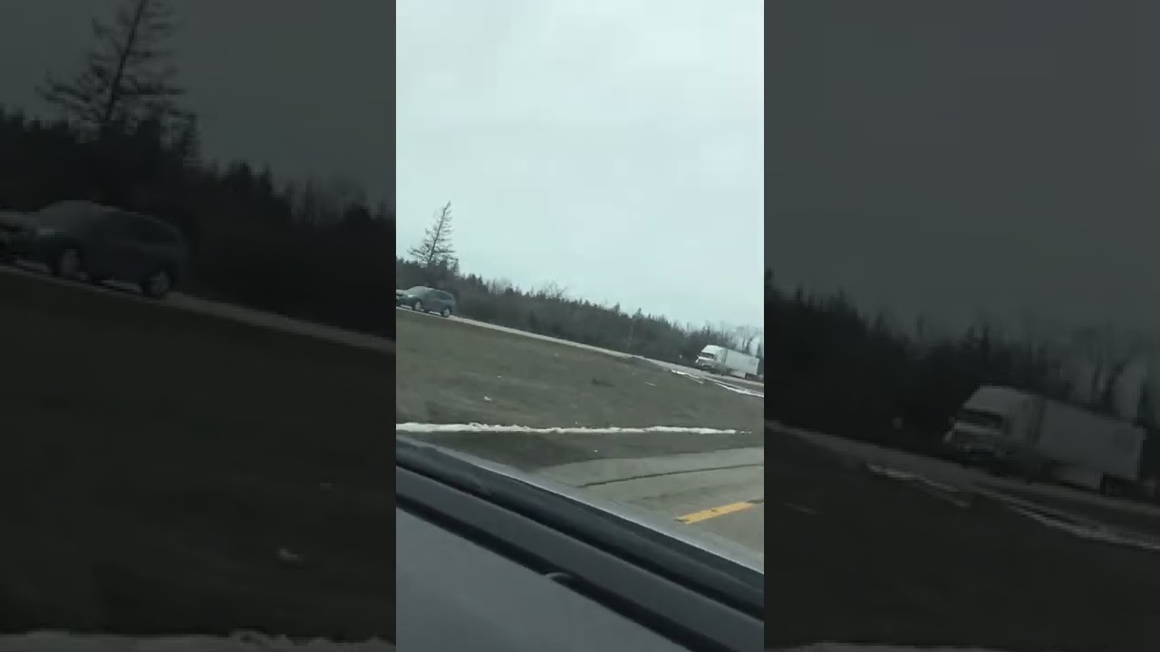 Opp running radar on the 401