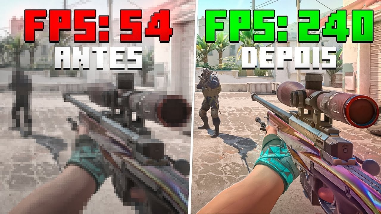 COMO AUMENTAR MUITO O FPS no CS2 em 2025! (MAIS LISO)