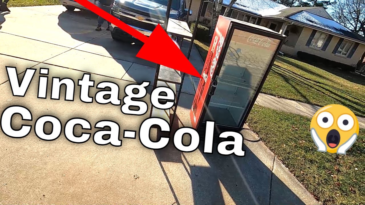 Got a Coke Refrigerator on Garbage Day 😃