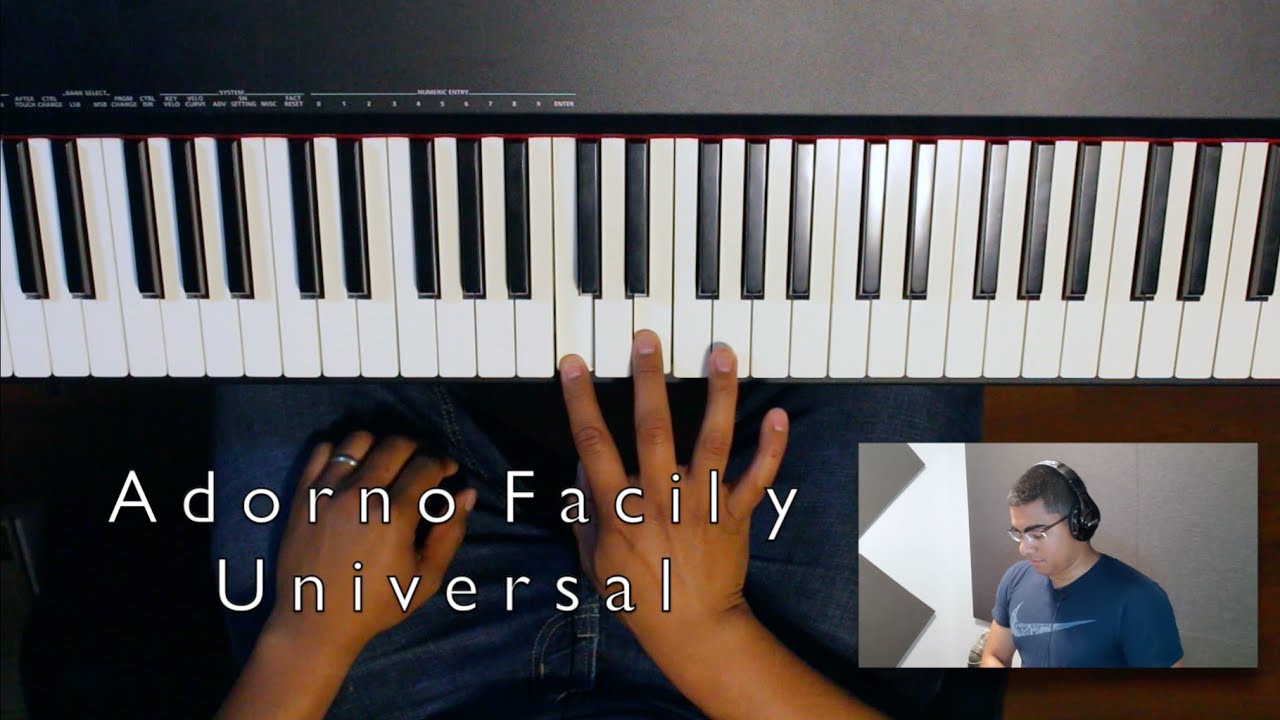 Adorno Facil y Universal (Tutorial Para Piano)