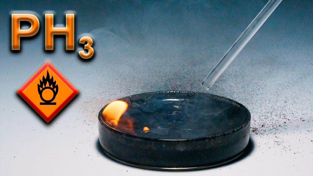 Violet Violent Liquid Ozone and Phosphine